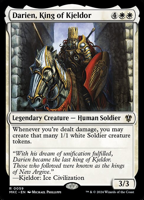 Darien, King of Kjeldor - Commander: Murders at Karlov Manor
