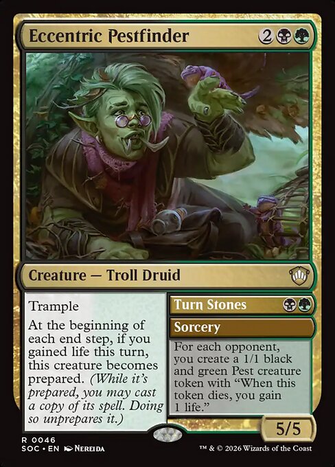Eccentric Pestfinder - Commander: Secrets of Strixhaven