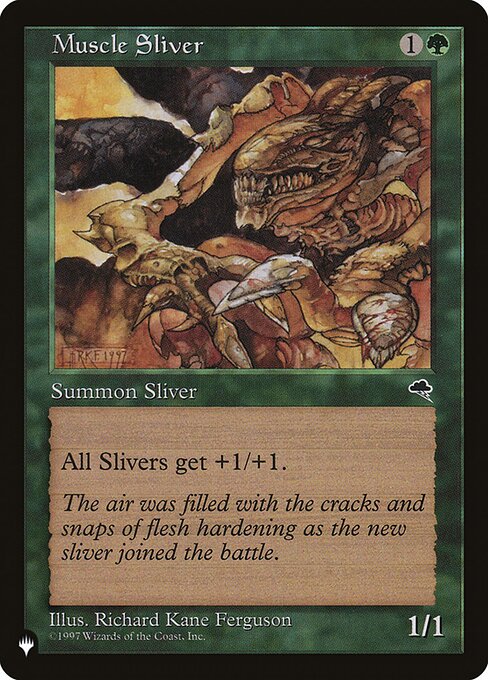 Muscle Sliver - The List Reprints