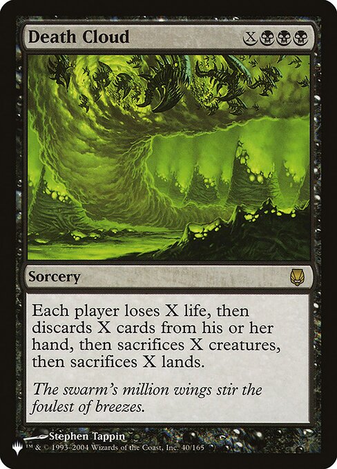Death Cloud - The List Reprints