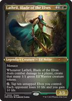 Lathril, Blade of the Elves (Foil Etched) (Foil) - Media Promos