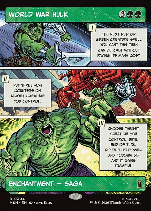 World War Hulk (Borderless) - Marvel Super Heroes