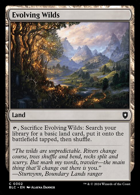 Evolving Wilds - Commander: Bloomburrow
