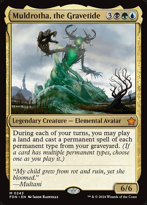 Muldrotha, the Gravetide (Foil) - Foundations