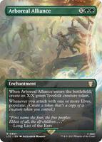 Arboreal Alliance (Borderless) (Foil) - Commander: The Lord of the Rings: Tales of Middle-earth
