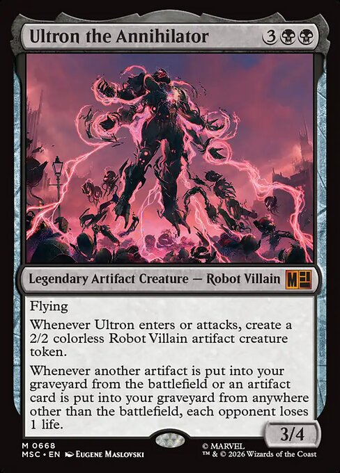 Ultron the Annihilator - Commander: Marvel Super Heroes