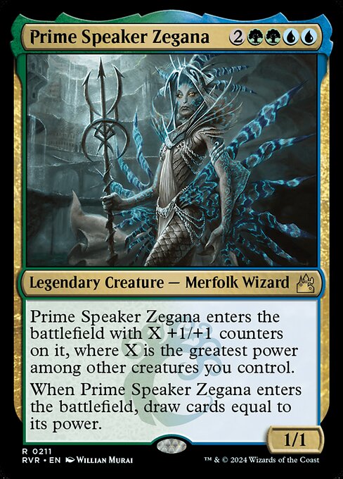 Prime Speaker Zegana (Foil) - Ravnica Remastered