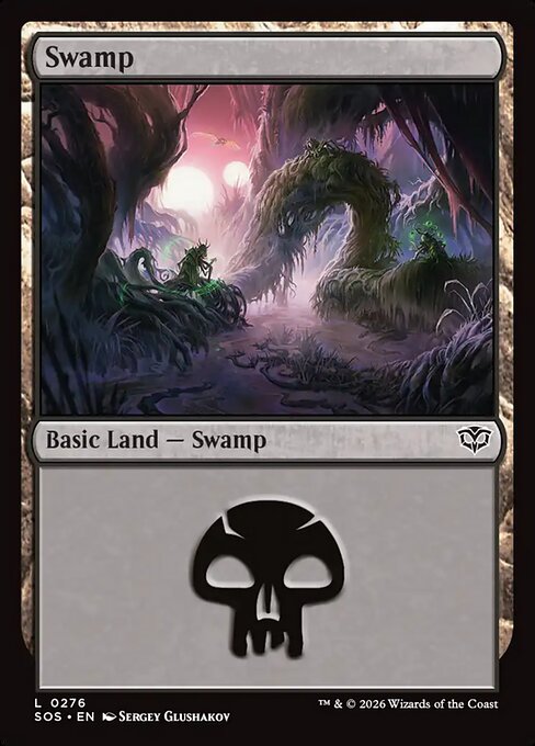 Swamp (0276) (Foil) - Secrets of Strixhaven