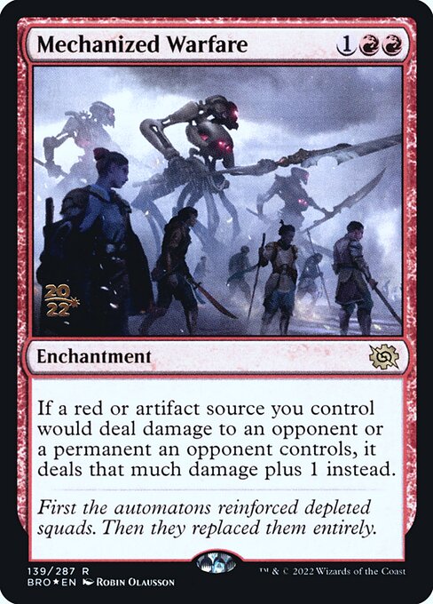 Mechanized Warfare - Prerelease Cards