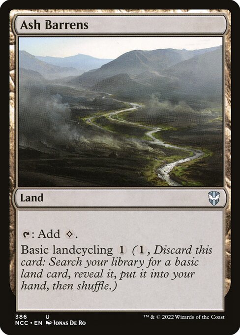 Ash Barrens - Commander: Streets of New Capenna