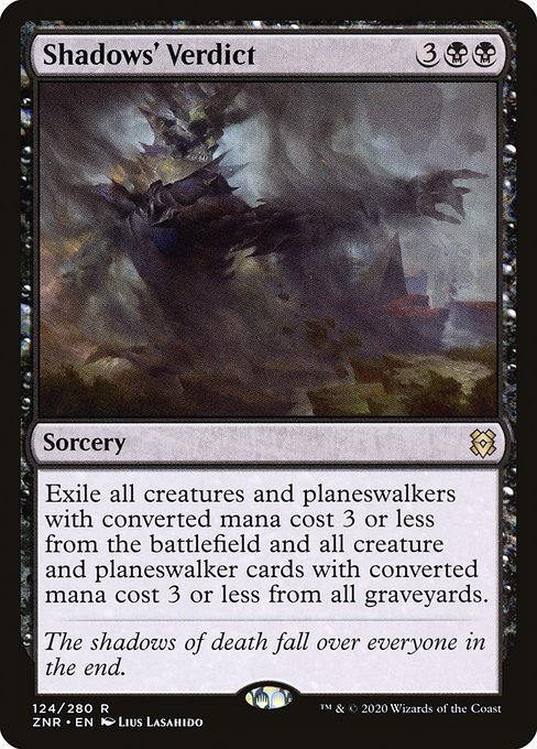 Shadows' Verdict (Foil) - Zendikar Rising