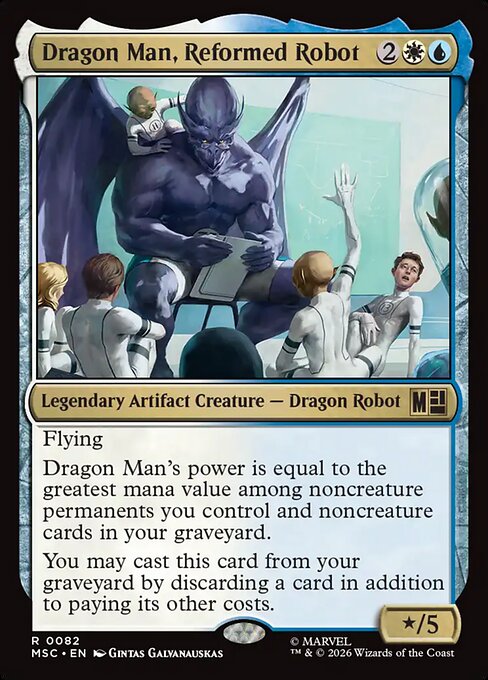Dragon Man, Reformed Robot - Commander: Marvel Super Heroes