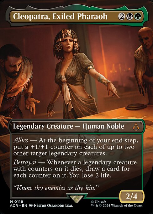 Cleopatra, Exiled Pharaoh (Borderless) - Universes Beyond: Assassin's Creed