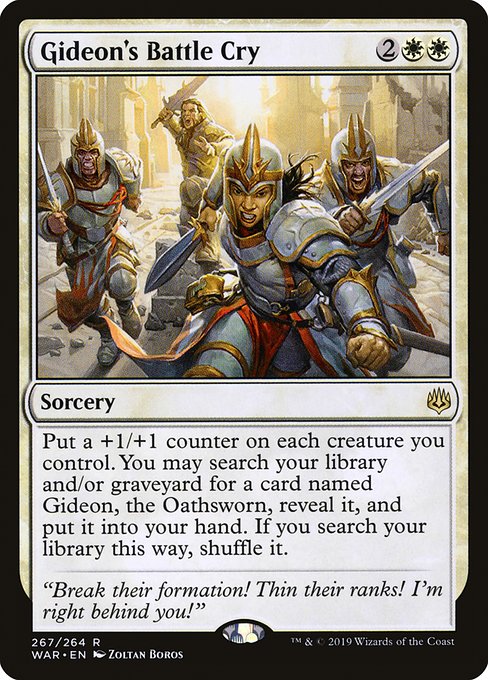Gideon's Battle Cry - War of the Spark