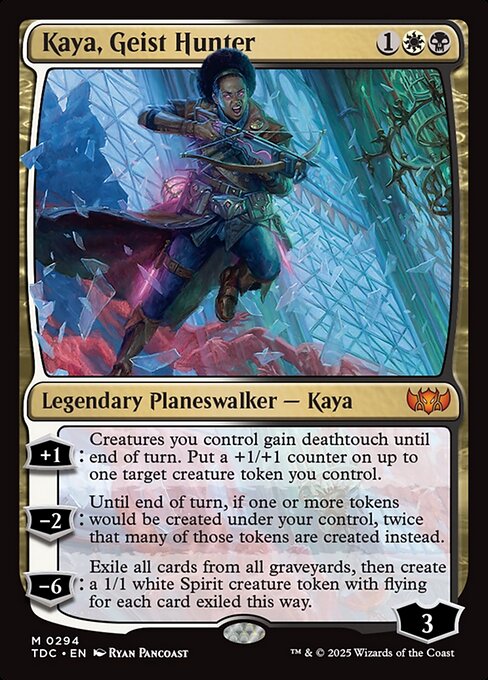 Kaya, Geist Hunter - Commander: Tarkir: Dragonstorm