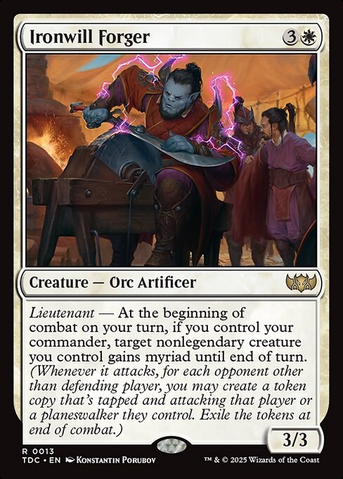 Ironwill Forger - Commander: Tarkir: Dragonstorm