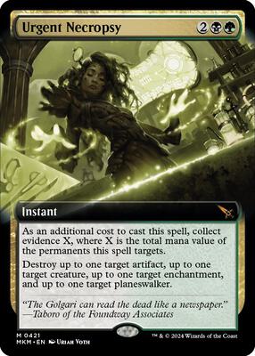 Urgent Necropsy (Extended Art) - Murders at Karlov Manor