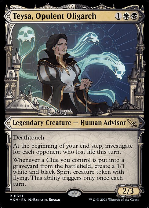 Teysa, Opulent Oligarch (Showcase) (0321) (Foil) - Murders at Karlov Manor