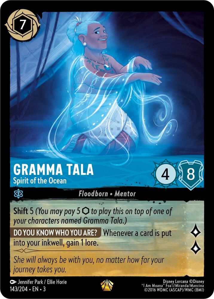Gramma Tala - Spirit of the Ocean (Foil) - Into the Inklands