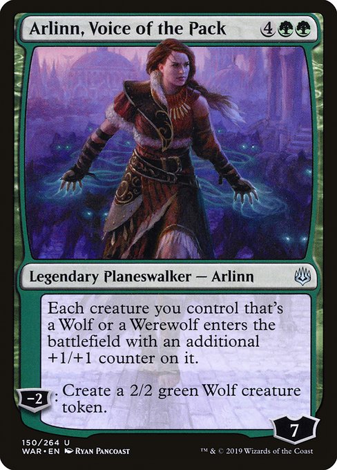 Arlinn, Voice of the Pack (Stained Glass) (Foil) - Secret Lair Drop Series