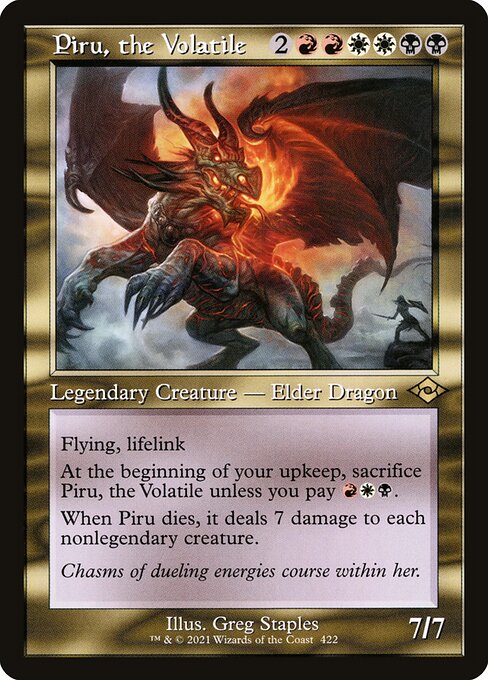 Piru, the Volatile (Retro Frame) - Modern Horizons 2