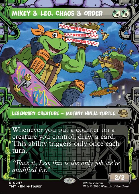 Mikey & Leo, Chaos & Order (Showcase) - Teenage Mutant Ninja Turtles