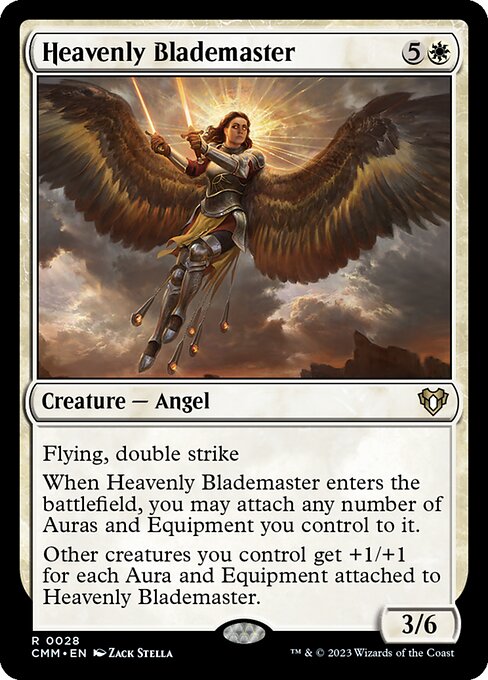 Heavenly Blademaster - Commander Masters