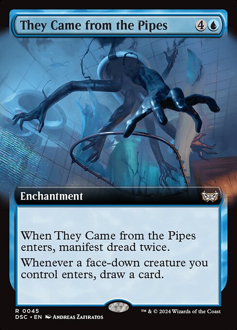 They Came from the Pipes (Extended Art) - Commander: Duskmourn: House of Horror