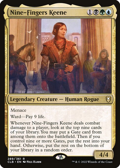 Nine-Fingers Keene - Commander Legends: Battle for Baldur's Gate