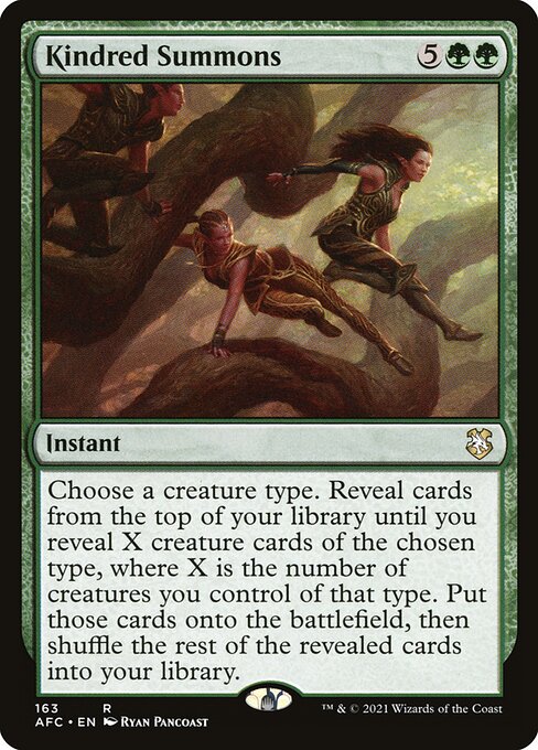 Kindred Summons - Commander: Adventures in the Forgotten Realms