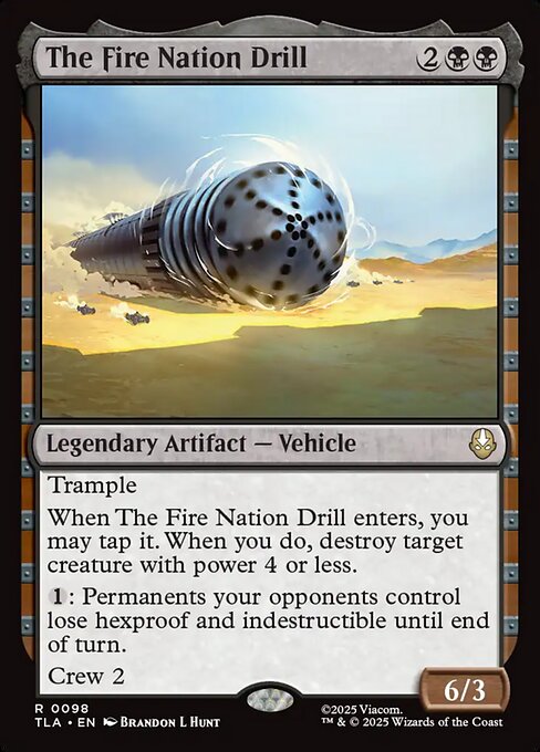 The Fire Nation Drill (Foil) - Avatar: The Last Airbender