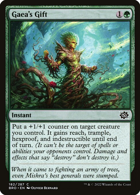 Gaea's Gift (Foil) - The Brothers' War