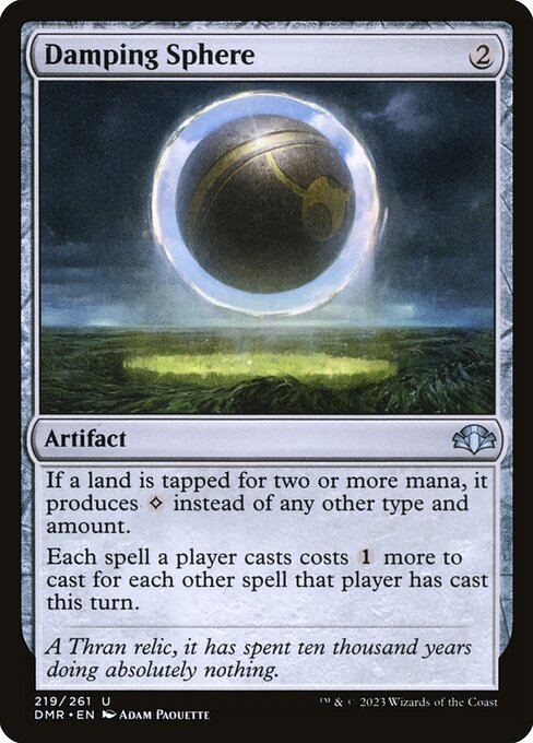 Damping Sphere (Foil) - Dominaria Remastered