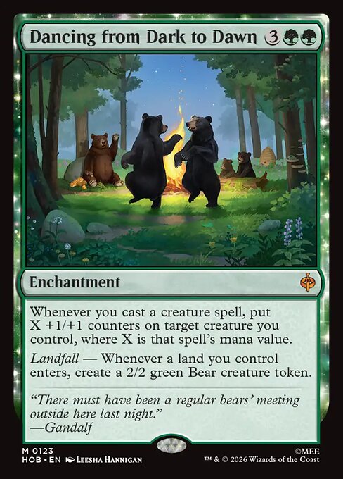 Dancing from Dark to Dawn (Foil) - The Hobbit