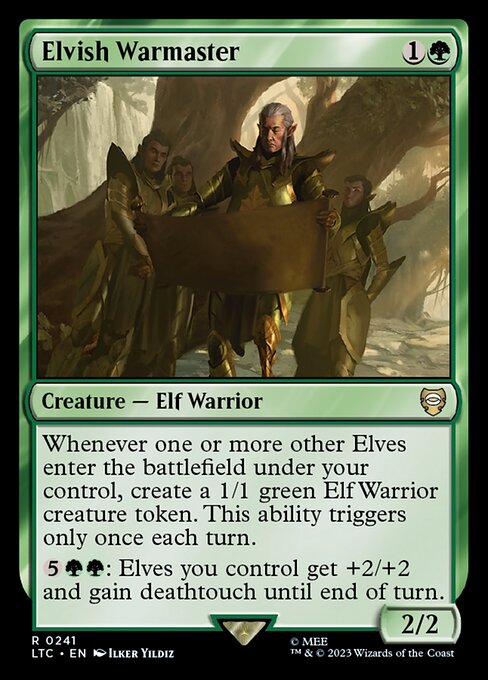 Elvish Warmaster - Commander: The Lord of the Rings: Tales of Middle-earth
