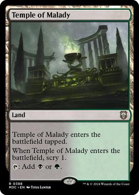 Temple of Malady - Commander: Modern Horizons 3