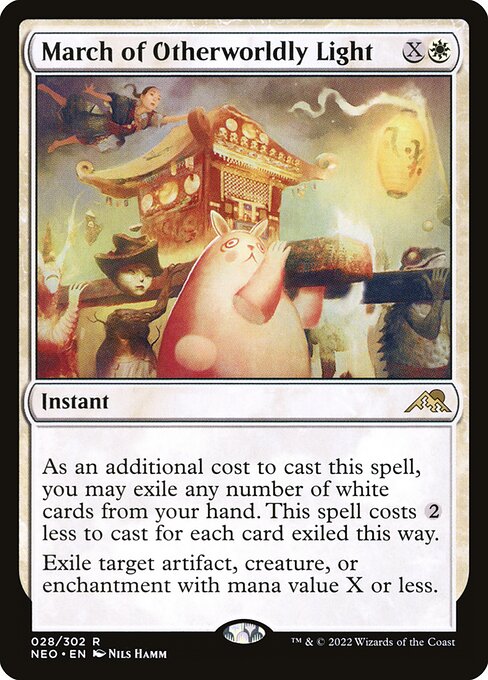 March of Otherworldly Light (Foil) - Kamigawa: Neon Dynasty