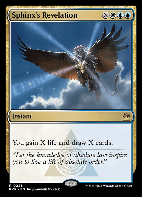 Sphinx's Revelation (Foil) - Ravnica Remastered