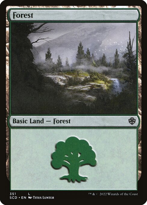 Forest (351) - Starter Commander Decks