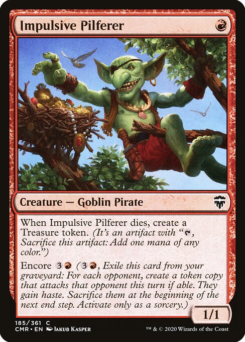 Impulsive Pilferer (Foil) - Commander Legends
