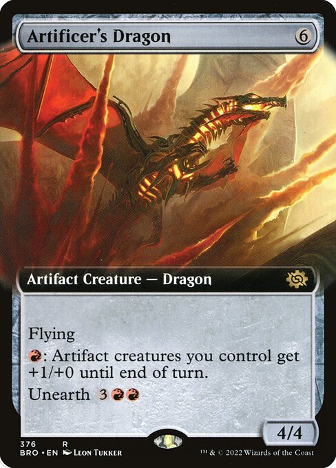 Artificer's Dragon (Extended Art) - The Brothers' War