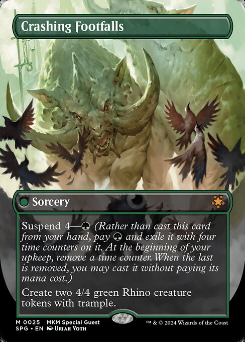 Crashing Footfalls (Borderless) - Special Guests