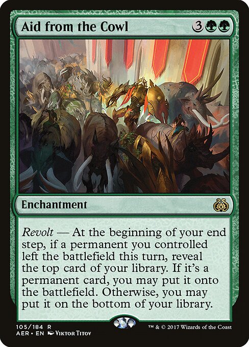 Aid from the Cowl (Foil) - Aether Revolt