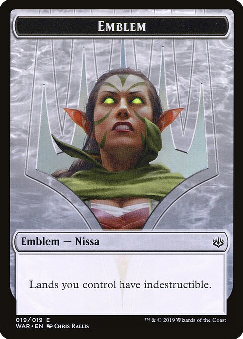 Emblem - Nissa, Who Shakes the World - War of the Spark