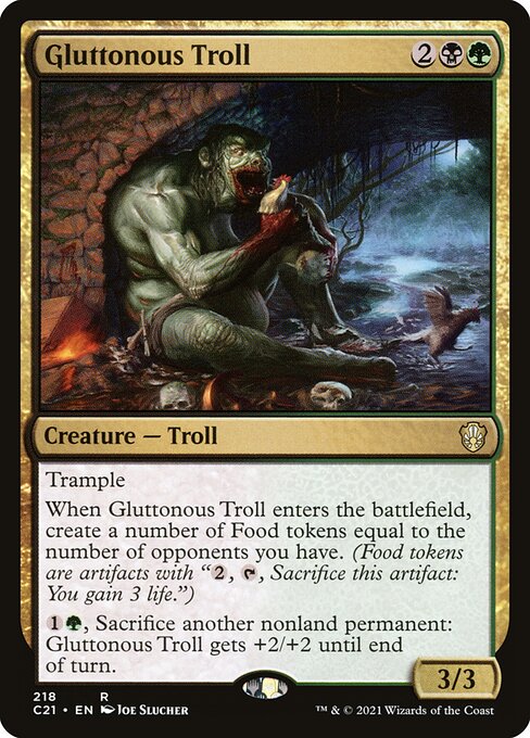 Gluttonous Troll - Commander 2021