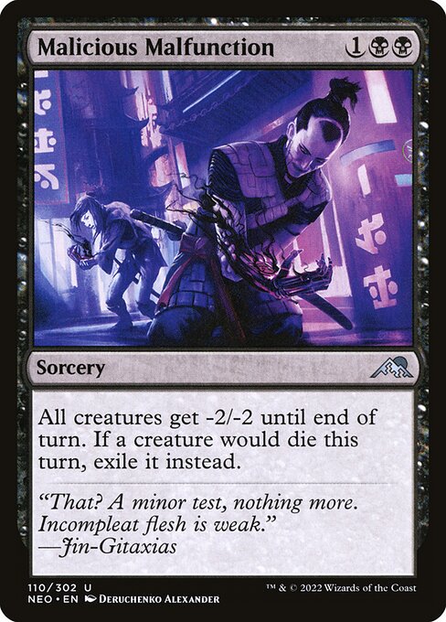 Malicious Malfunction - Kamigawa: Neon Dynasty