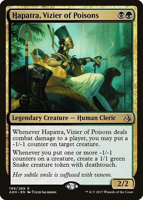 Hapatra, Vizier of Poisons (Foil) - Amonkhet