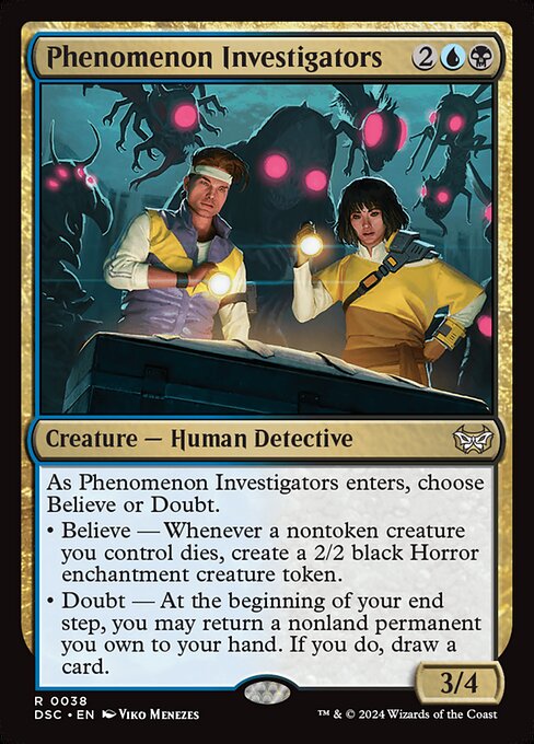 Phenomenon Investigators - Commander: Duskmourn: House of Horror