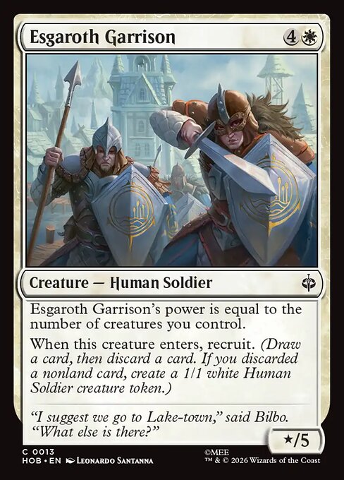 Esgaroth Garrison (Foil) - The Hobbit