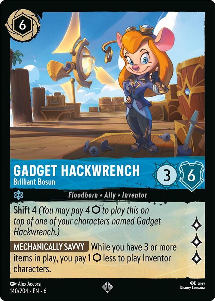Gadget Hackwrench - Brilliant Bosun - Azurite Sea